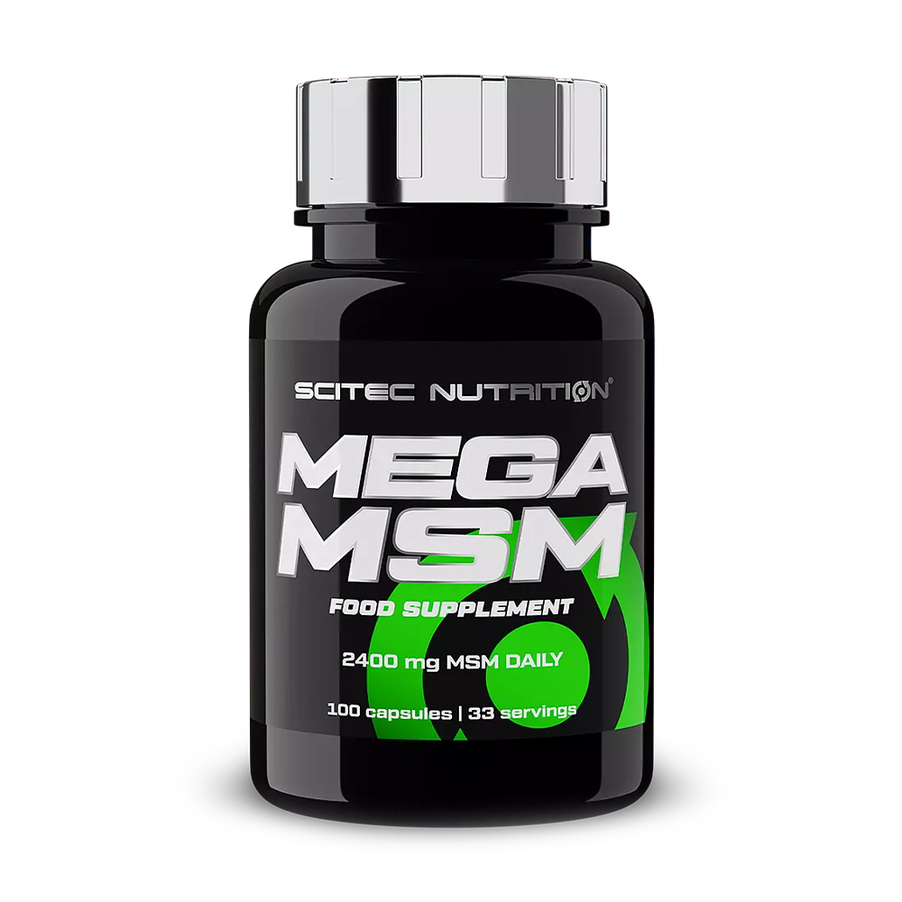 Комплекс для суглобів та зв'язок Scitec Nutrition Mega MSM, 2400 мг, 100 капсул
