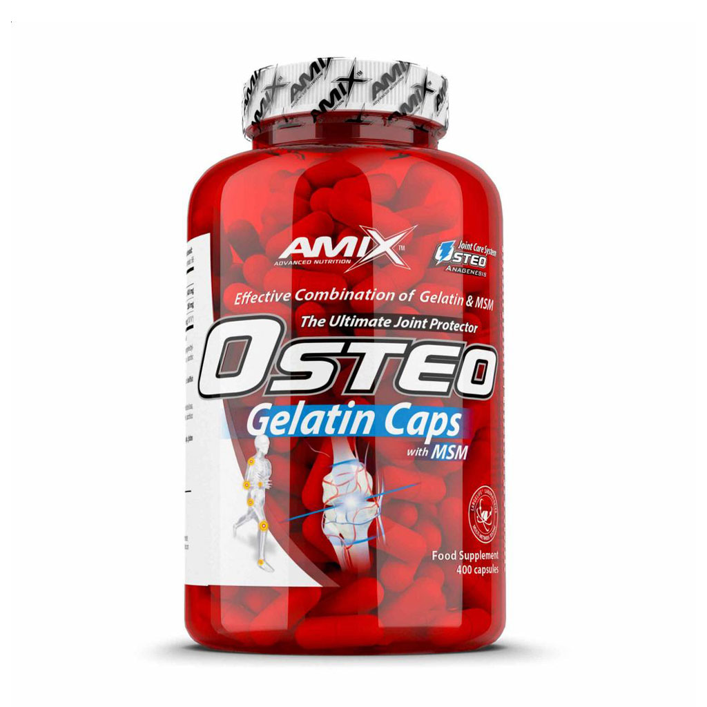 Комплекс для суглобів з МСМ Amix Nutrition Osteo Gelatin Caps With MSM, 400 капсул